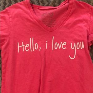 pink shirt from peace love world